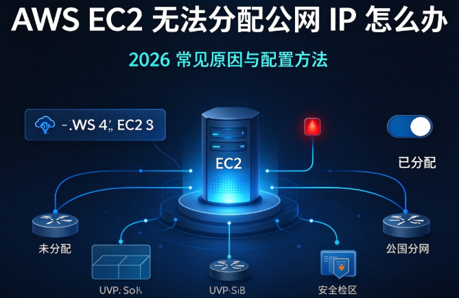 AWS EC2 无法分配公网 IP 怎么办 2026 常见原因与配置方法