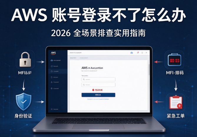 AWS 账号登录不了怎么办 2026 全场景排查实用指南