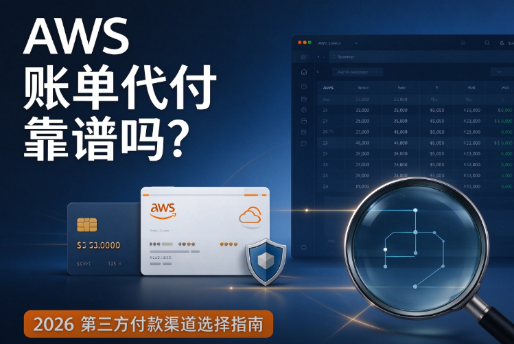 AWS 账单代付靠谱吗？2026 第三方付款渠道选择指南