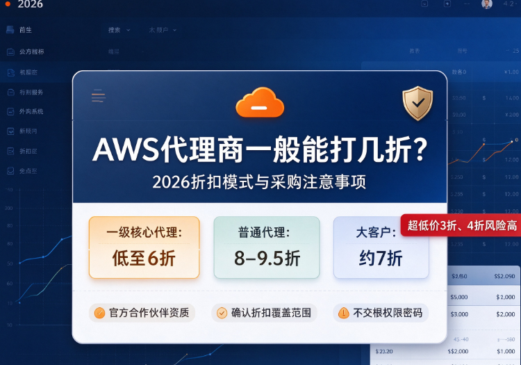 2026 年 AWS 代理商一般能打几折？折扣模式与采购注意事项