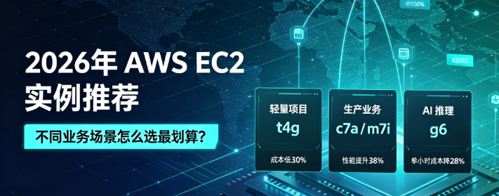 2026 年 AWS EC2 实例推荐：不同业务场景怎么选最划算？