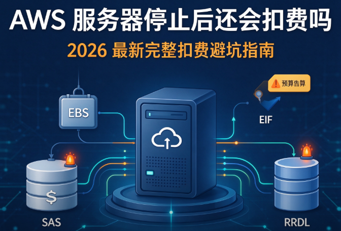 AWS 服务器停止后还会扣费吗 2026 最新完整扣费避坑指南