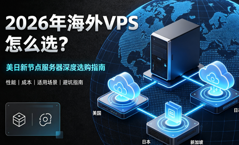 2026年海外VPS怎么选？美日新节点服务器深度选购指南