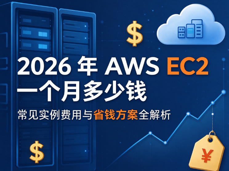 2026 年 AWS EC2 一个月多少钱 常见实例费用与省钱方案全解析