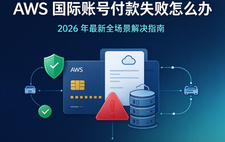 AWS 国际账号付款失败怎么办 2026 年最新全场景解决指南
