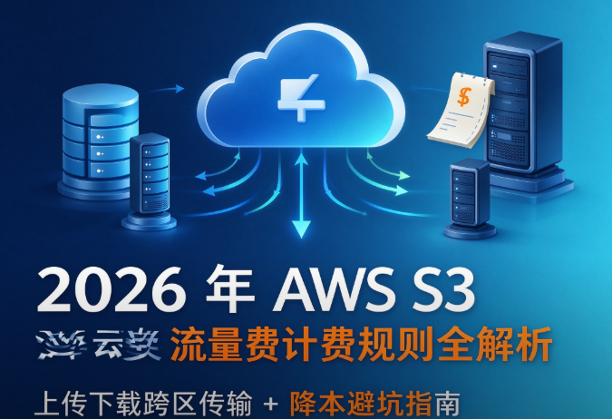 2026 年 AWS S3 流量费计费规则全解析：上传下载跨区传输 + 降本避坑指南