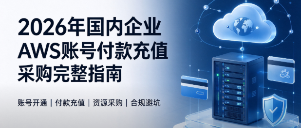 2026年国内企业AWS账号付款充值采购完整指南