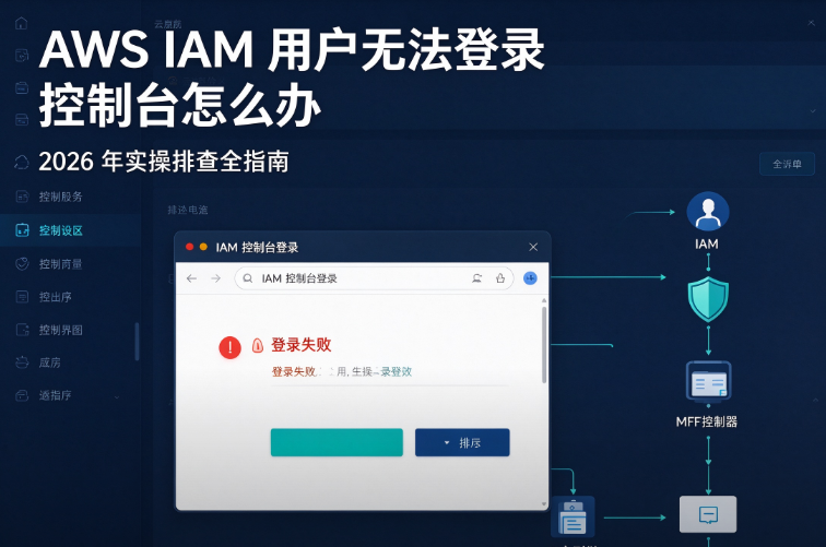 AWS IAM 用户无法登录控制台怎么办 2026 年实操排查全指南