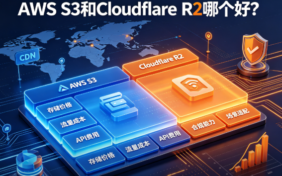 AWS S3和Cloudflare R2哪个好？2026年价格场景全维度对比