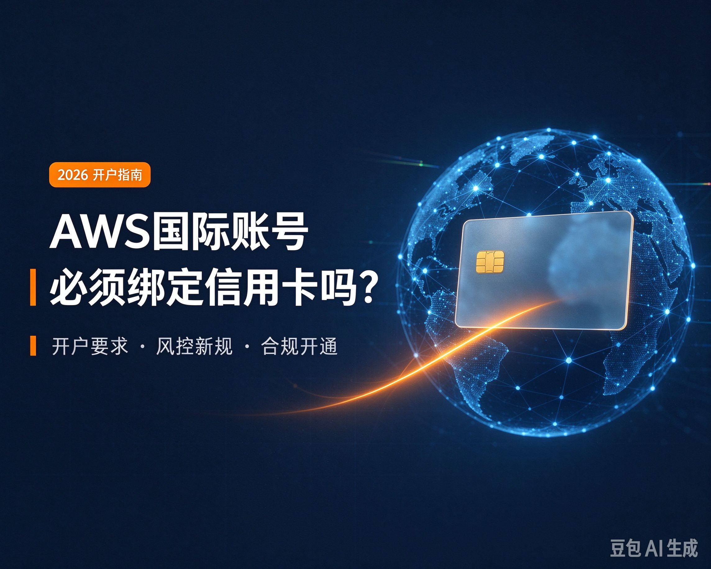 AWS 国际账号必须绑定信用卡吗？2026 年开户要求详解