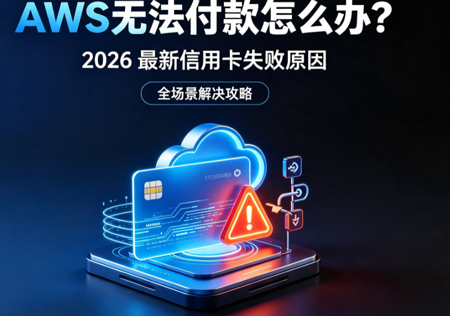 AWS 无法付款怎么办？2026 最新信用卡失败原因及全场景解决攻略