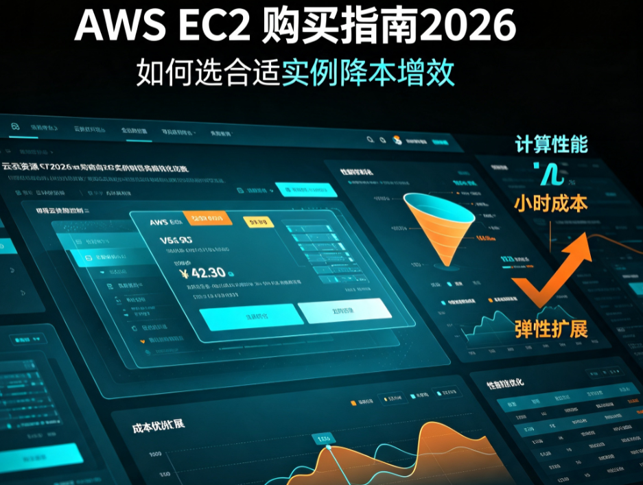 AWS EC2购买指南2026：如何选合适实例降本增效