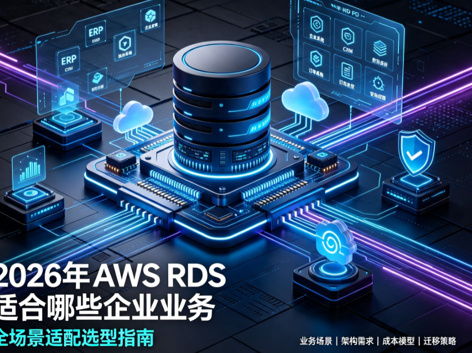 2026年AWS RDS适合哪些企业业务 全场景适配选型指南