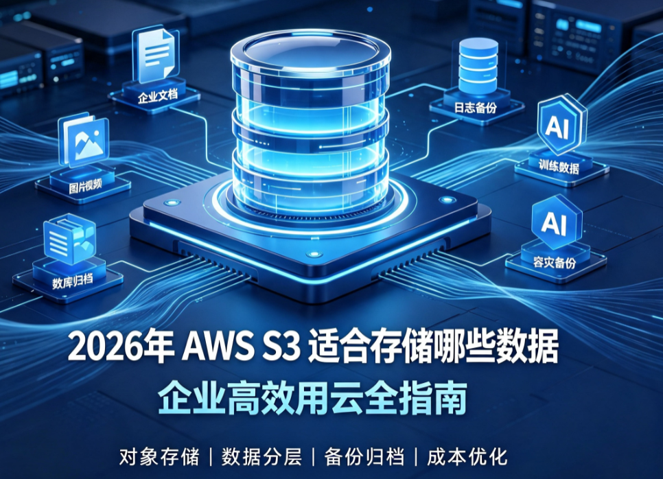 2026年AWS S3适合存储哪些数据 企业高效用云全指南