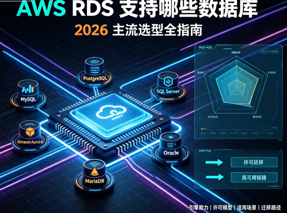 AWS RDS 支持哪些数据库 2026 主流选型全指南