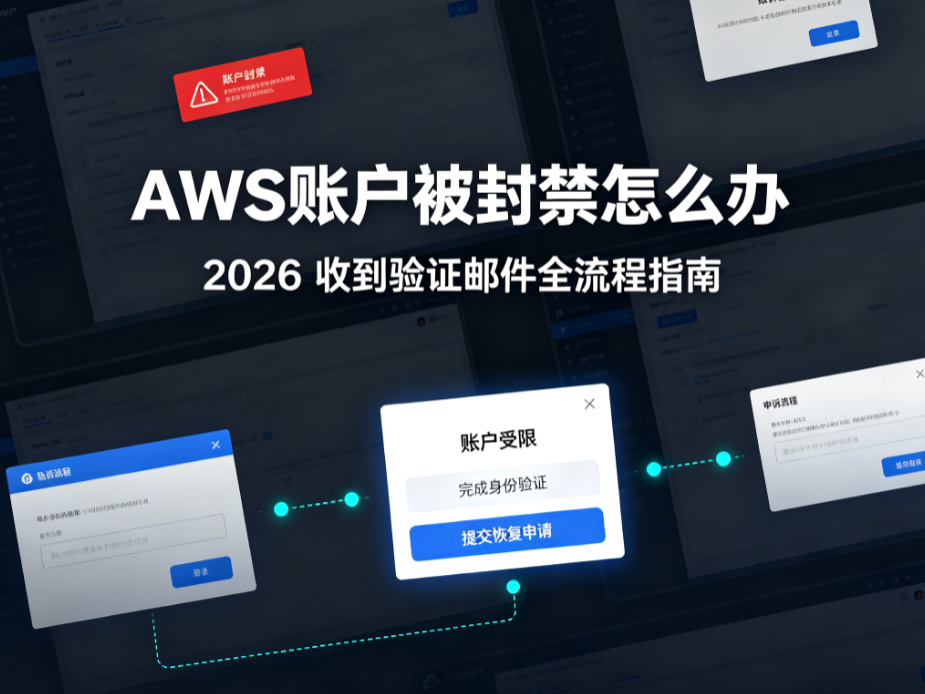 AWS 账户被封禁怎么办 2026 收到验证邮件全流程指南