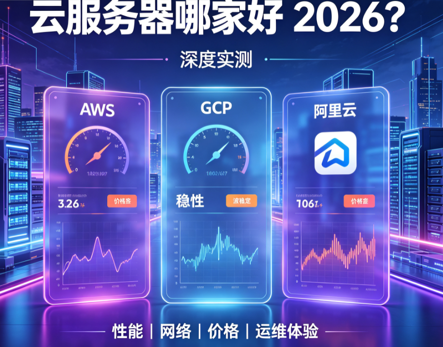 云服务器哪家好2026？深度实测AWS、GCP与阿里云真实使用体验