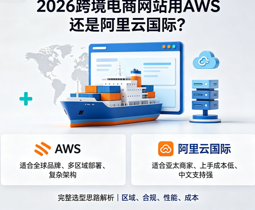 2026 跨境电商网站用 AWS 还是阿里云国际？
