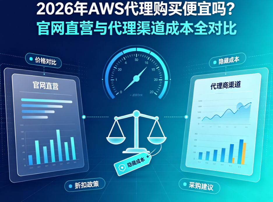 2026年AWS代理购买便宜吗？官网直营与代理渠道成本全对比