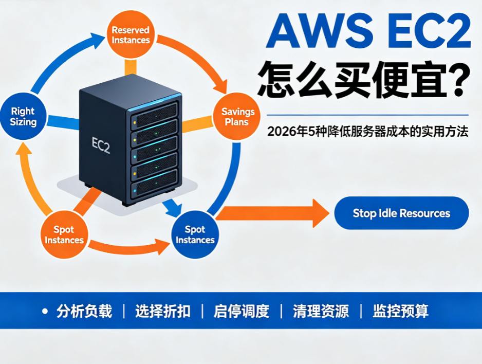 AWS EC2怎么买便宜？2026年5种降低服务器成本的实用方法