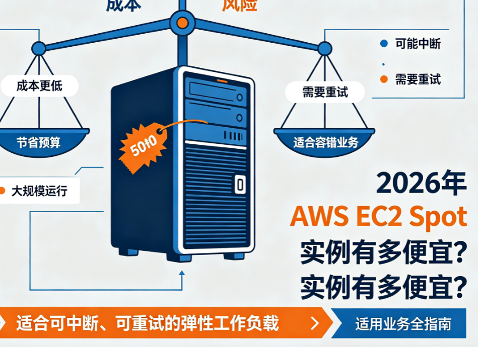2026 年 AWS EC2 Spot 实例有多便宜？适用业务全指南