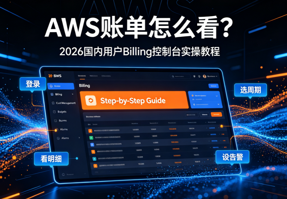 AWS账单怎么看？2026国内用户Billing控制台实操教程