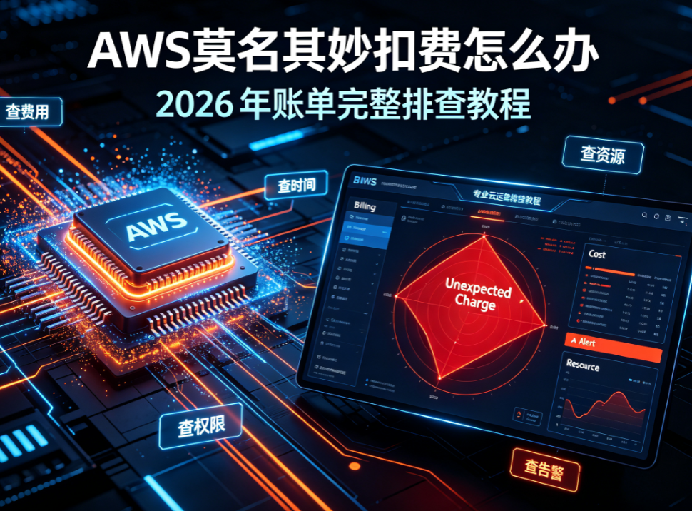 AWS 莫名其妙扣费怎么办 2026 年账单完整排查教程