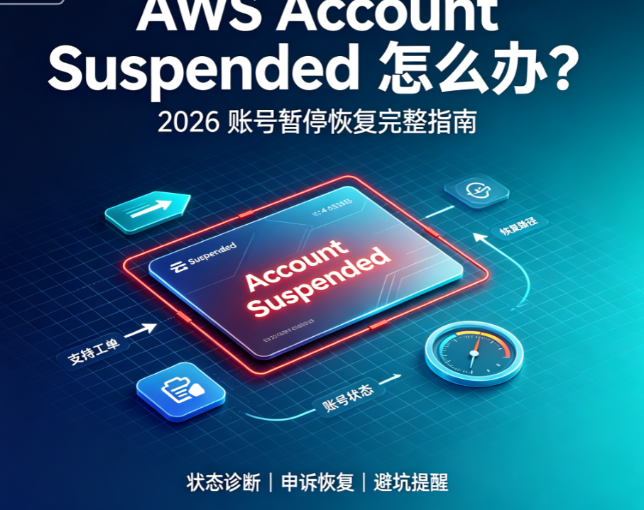 AWS Account Suspended 怎么办 2026 账号暂停恢复完整指南