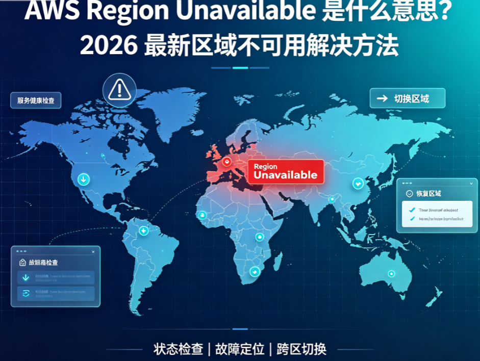 AWS Region Unavailable 是什么意思 2026 最新区域不可用解决方法