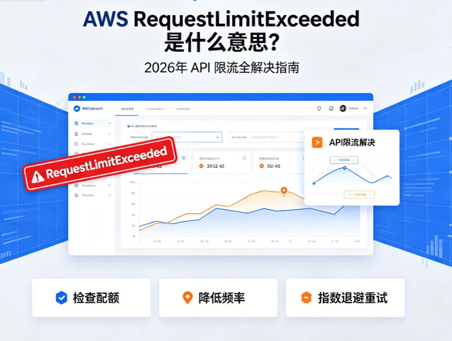 AWS RequestLimitExceeded 是什么意思 2026 年 API 限流全解决指南