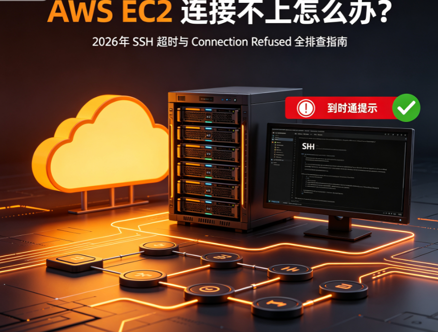 AWS EC2 连接不上怎么办？2026 年 SSH 超时与 Connection Refused 全排查指南