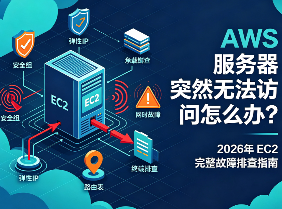 AWS 服务器突然无法访问怎么办？2026 年 EC2 完整故障排查指南