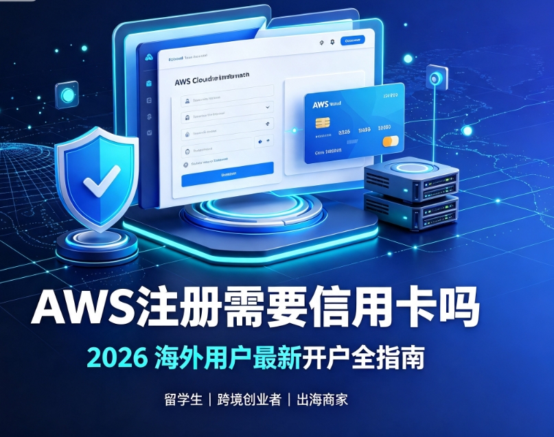 AWS注册需要信用卡吗 2026海外用户最新开户全指南