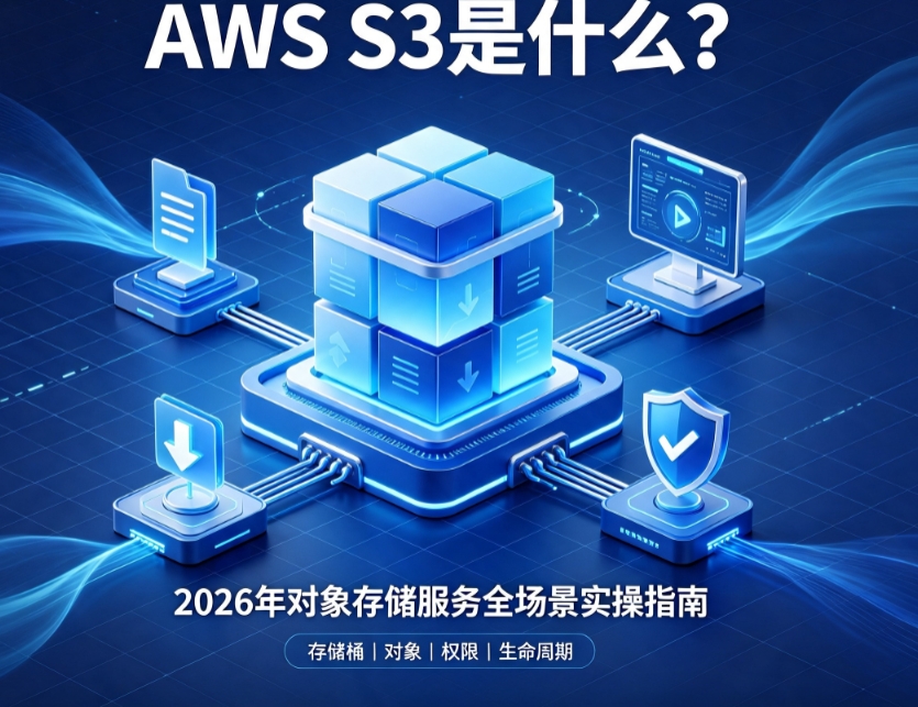 AWS S3是什么？2026年对象存储服务全场景实操指南