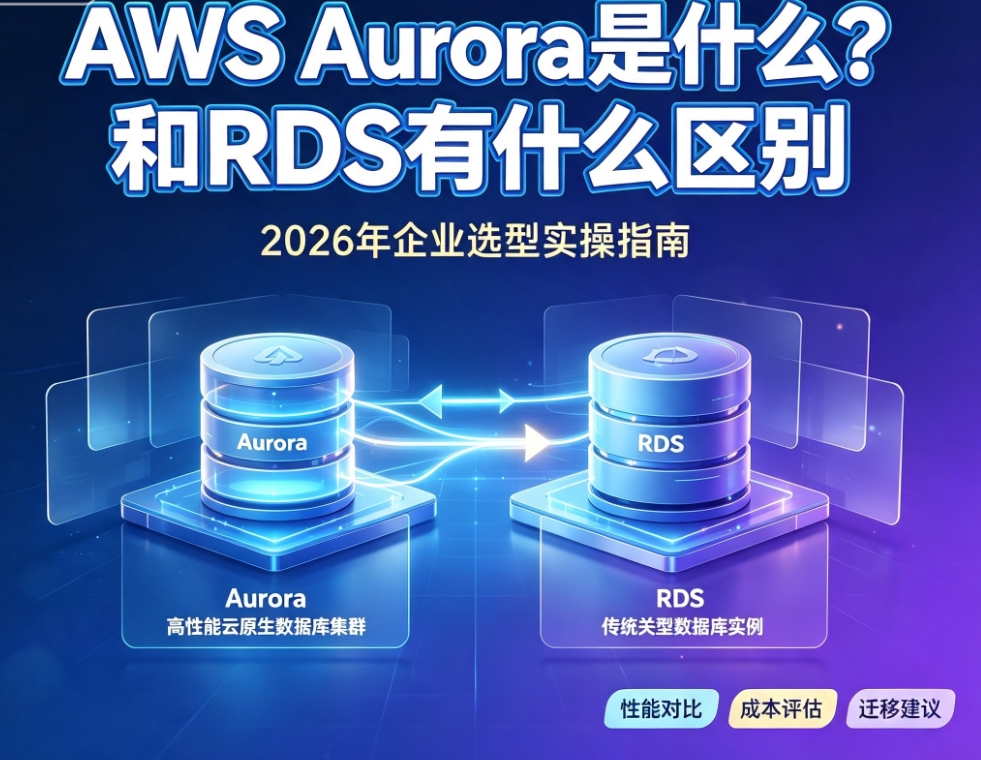AWS Aurora是什么？和RDS有什么区别 2026年企业选型实操指南