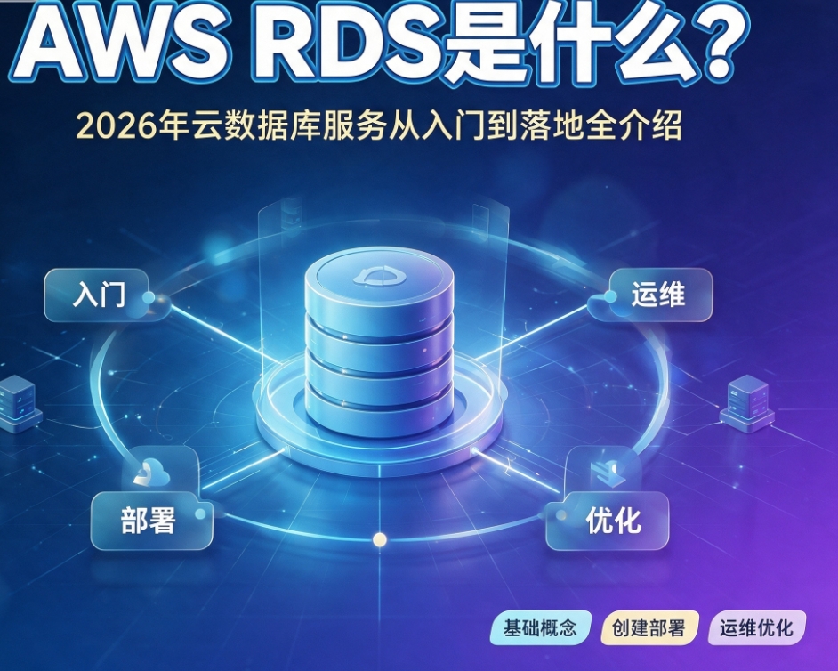 AWS RDS是什么？2026年云数据库服务从入门到落地全介绍