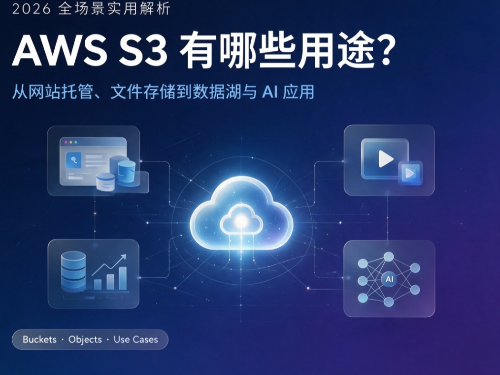 AWS S3有哪些用途？2026年全场景实用解析