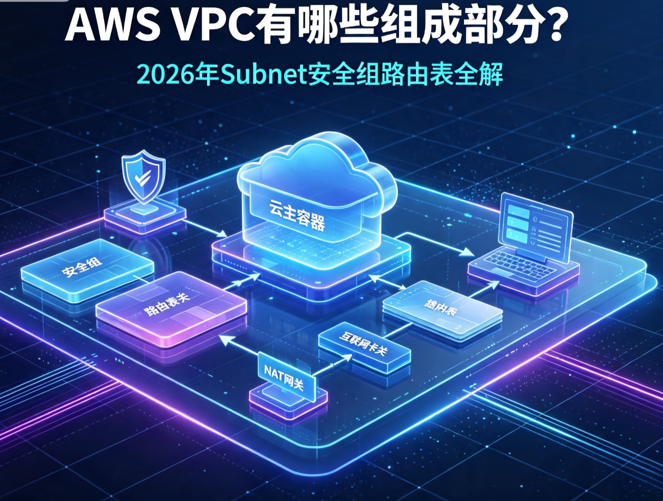 AWS VPC有哪些组成部分？2026年Subnet安全组路由表全解