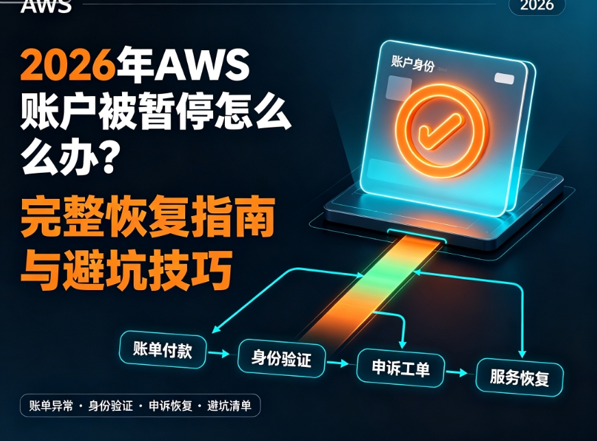 2026年AWS账户被暂停怎么办？完整恢复指南与避坑技巧