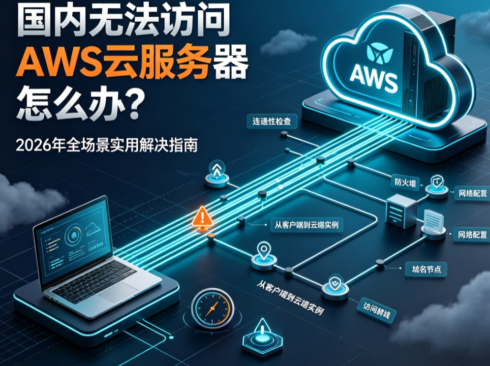 国内无法访问AWS云服务器怎么办？2026年全场景实用解决指南