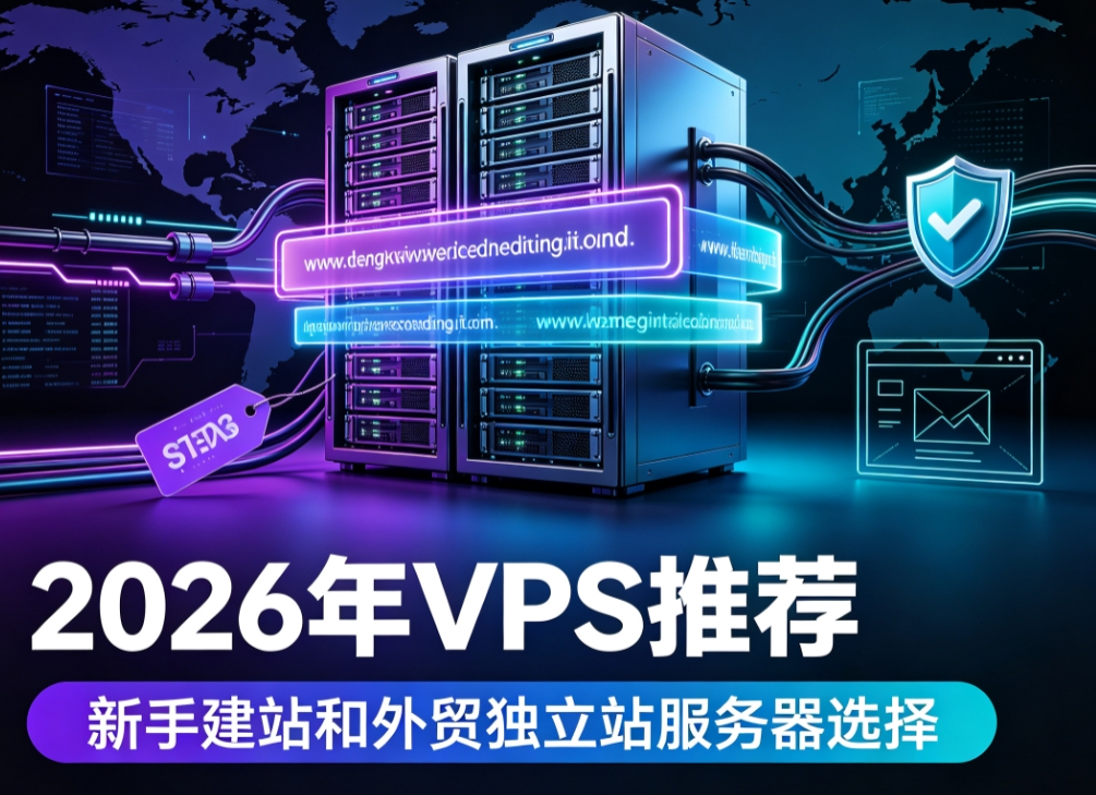 2026年VPS推荐：新手建站、外贸独立站怎么选服务器？