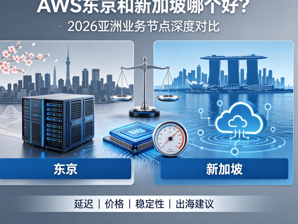 AWS东京和新加坡哪个好？2026亚洲业务节点深度对比