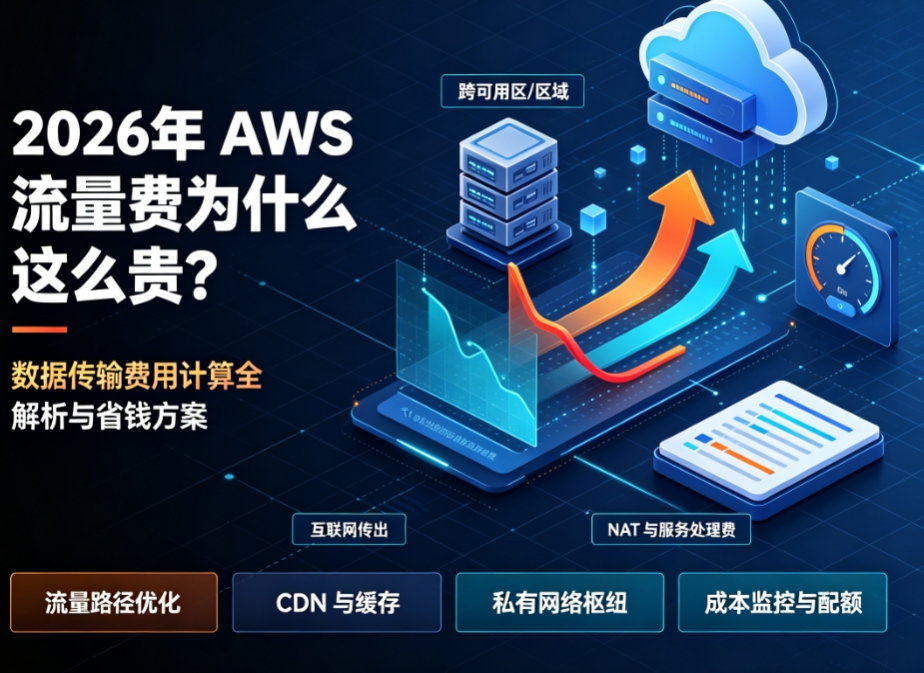 2026年AWS流量费为什么这么贵？数据传输费用计算全解析与省钱方案
