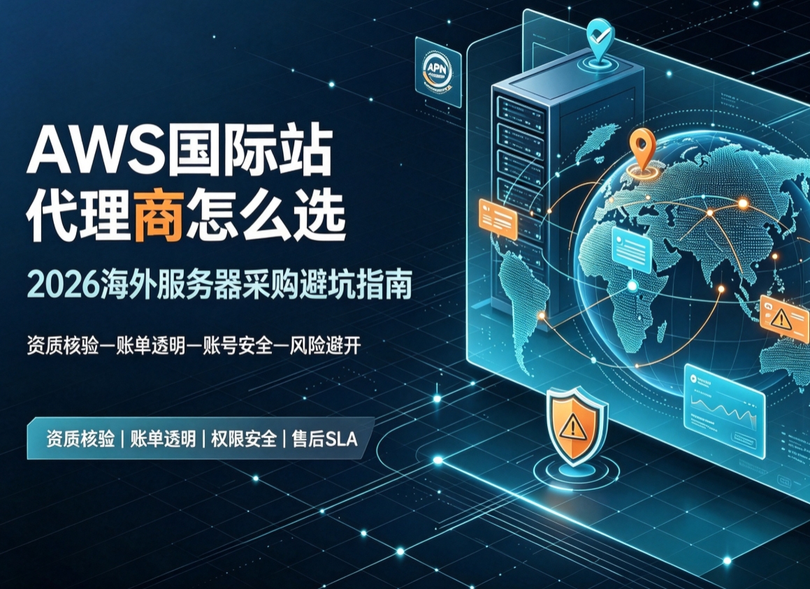 AWS国际站代理商怎么选 2026海外服务器采购避坑指南