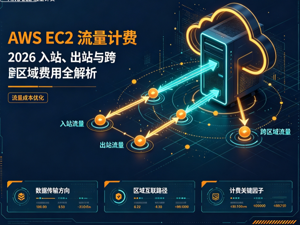 AWS EC2流量价格怎么算？2026年入站、出站与跨区域费用全解析