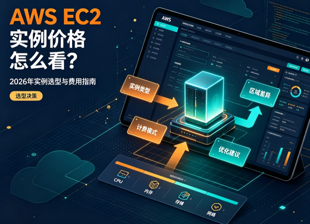 AWS EC2实例价格怎么看？2026年实例选型与费用指南