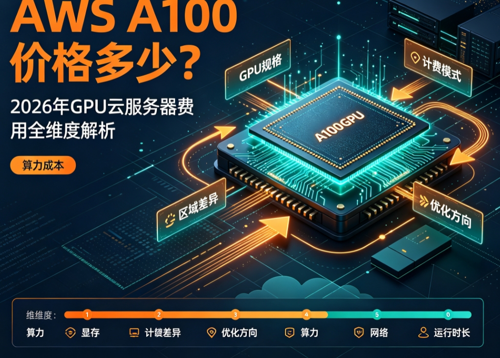 AWS A100价格多少？2026年GPU云服务器费用全维度解析