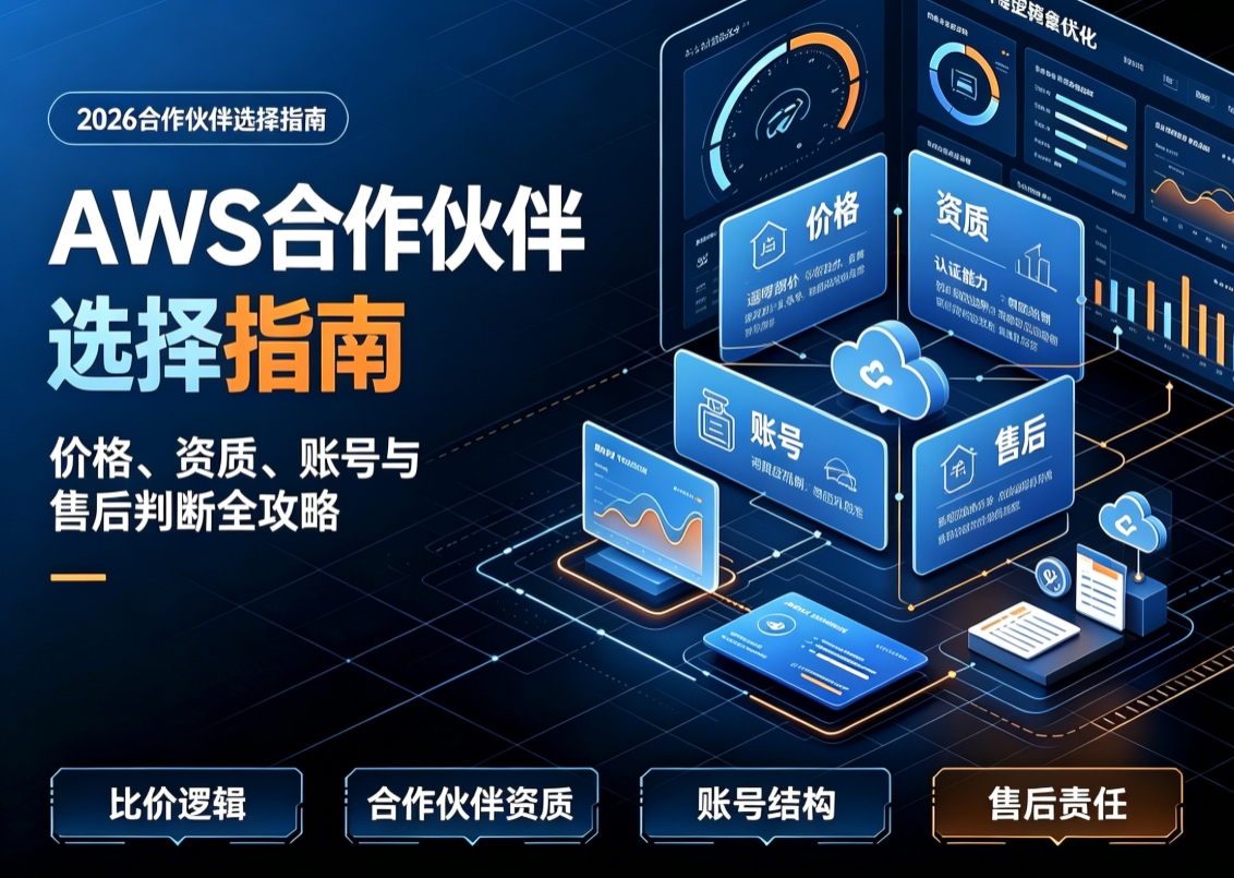 2026年AWS合作伙伴选择指南 价格、资质、账号与售后判断全攻略