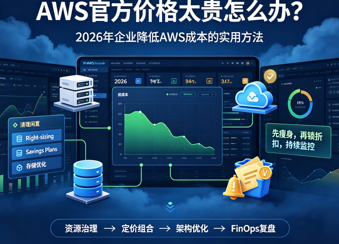AWS官方价格太贵怎么办？2026年企业降低AWS成本的实用方法