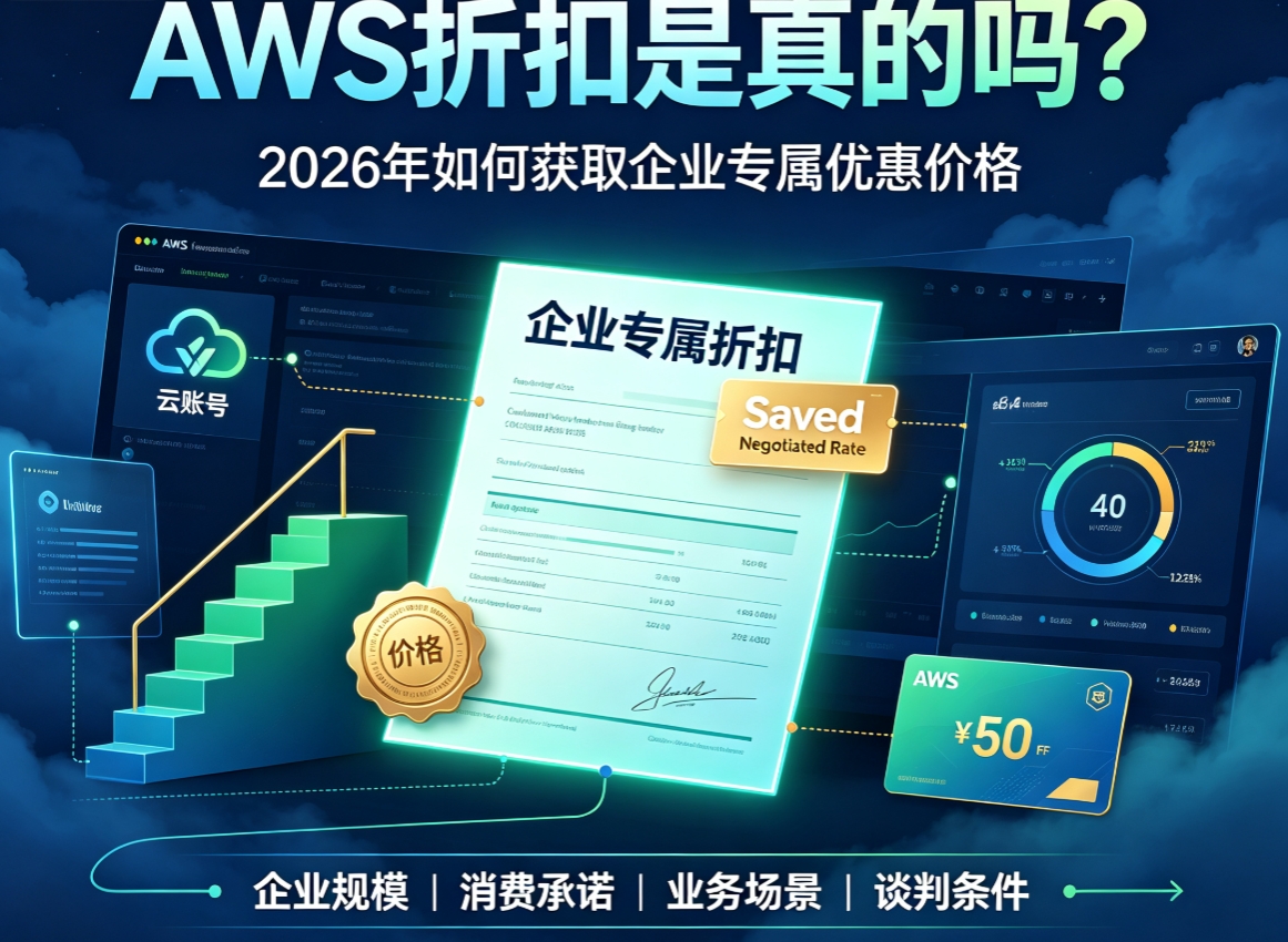 AWS折扣是真的吗？2026年如何获取AWS企业专属优惠价格